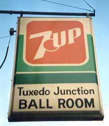 Tuxedo Junction Ball Room sign, January 2000