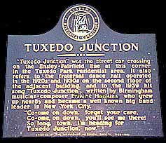 Tuxedo Junction Commemorative Plaque