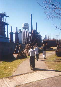 Picture at Sloss steel mill